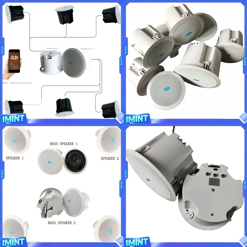 Home Cinema Plafond - Système Home Cinéma 4.2/6.2 avec télécommande,