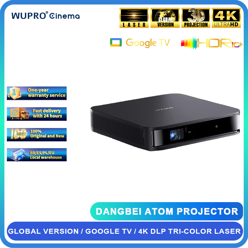 Home Cinema Laser Projector - Dangbei ATOM projecteur Laser premier Google