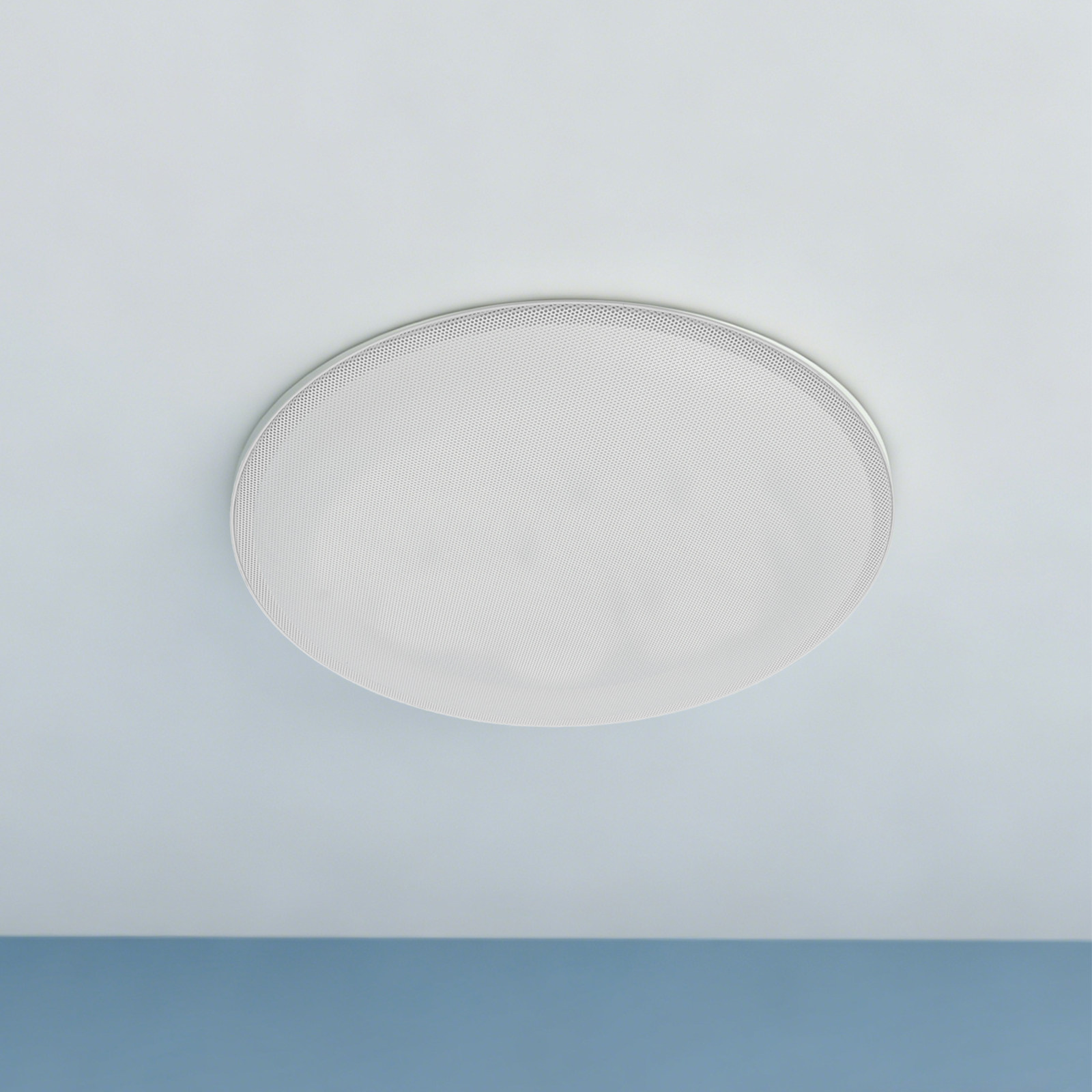 Home Cinema Plafond - Grille de protection en maille blanche