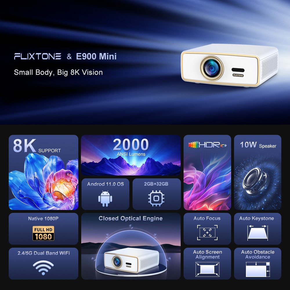 Projecteur vidéo portable Full - Home Cinema Compact avis et prix